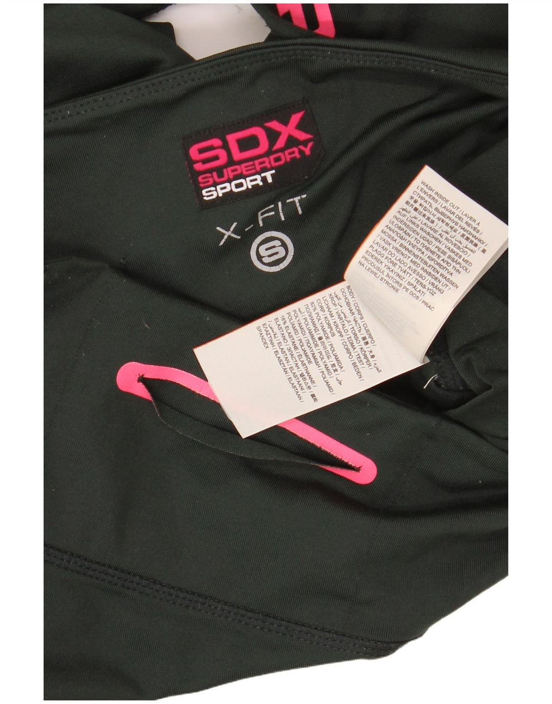 Leggings grafici da donna SUPERDRY UK 10 Small Verde Poliammide