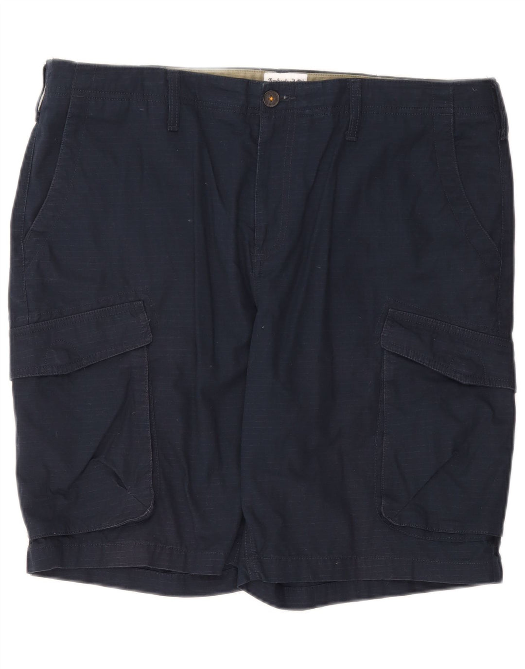 Pantaloncini cargo da uomo TIMBERLAND W38 XL in cotone blu navy