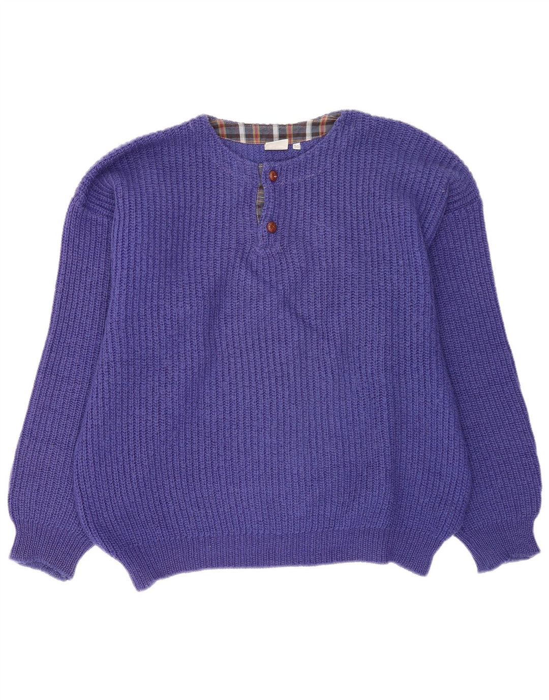 Piu Verona Maglione girocollo oversize da uomo IT 50 Viola medio