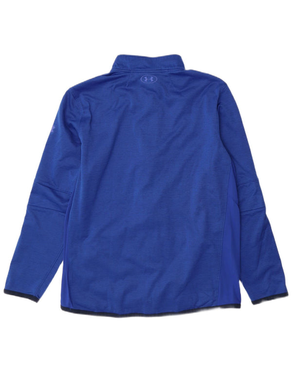 Giacca da tuta da uomo UNDER ARMOUR Cold Gear UK 42 XL poliestere blu