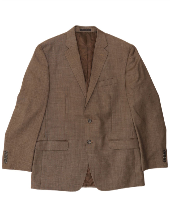 Giacca blazer da uomo a 2 bottoni CHAPS UK 42 XL Marrone
