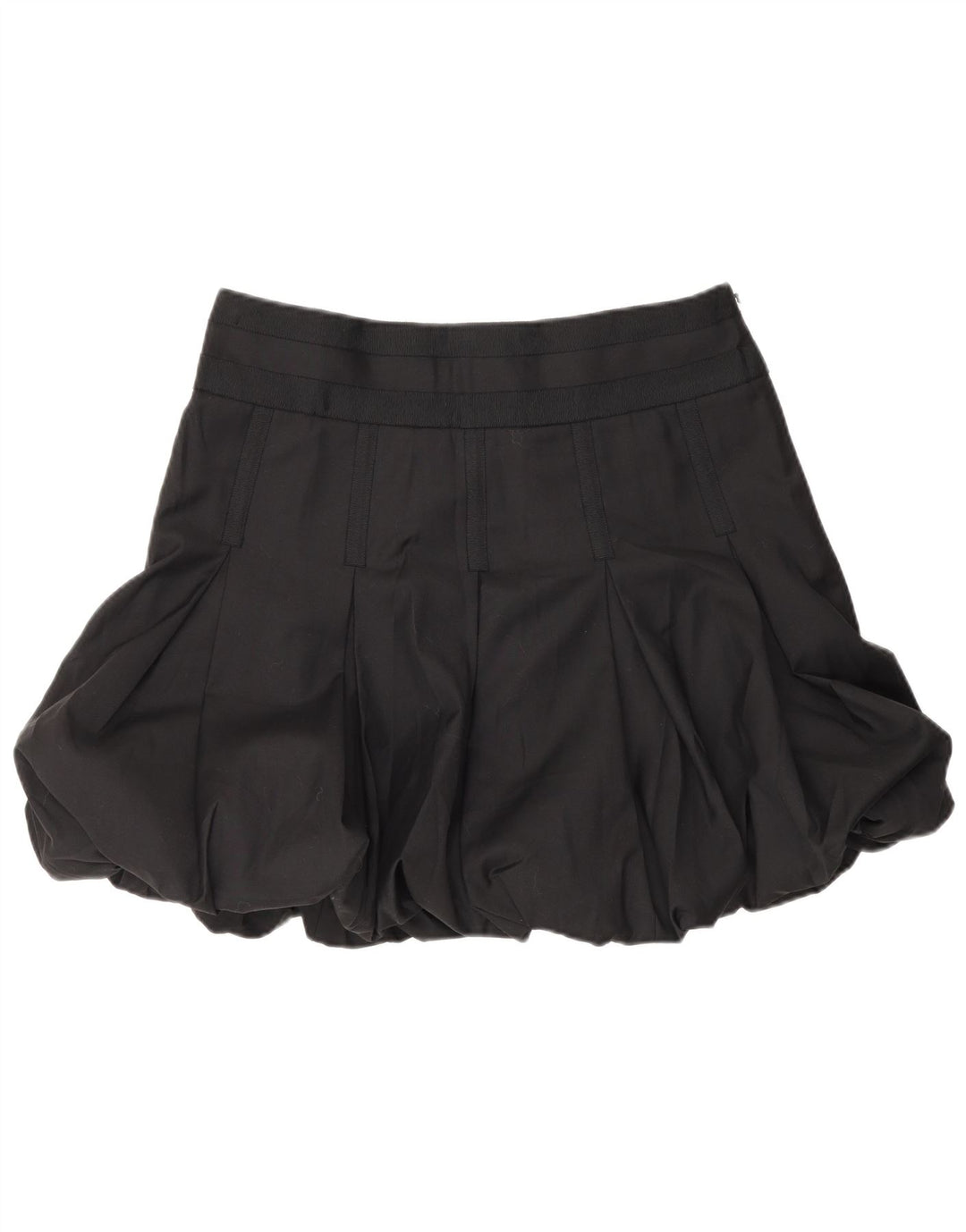 Mini gonna a palloncino da donna Ted Baker taglia 3 media W32 lana nera