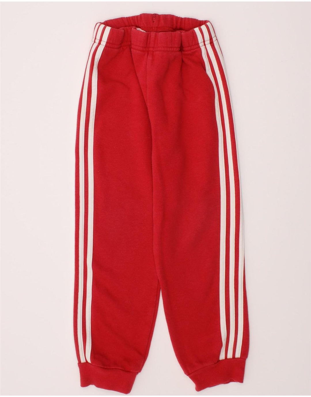 Pantaloni della tuta da bambina ADIDAS Joggers 3-4 anni in cotone rosso