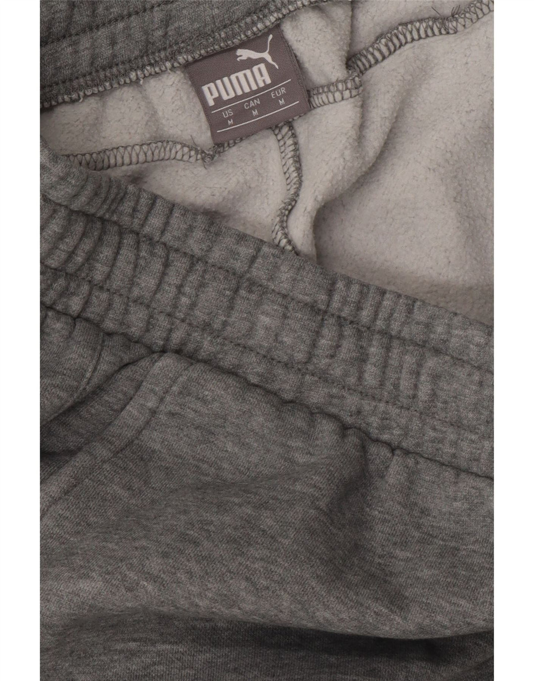Pantaloni da tuta grafica da uomo Puma Joggers in cotone chiazzato grigio medio