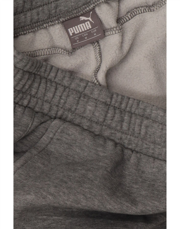 Pantaloni da tuta grafica da uomo Puma Joggers in cotone chiazzato grigio medio