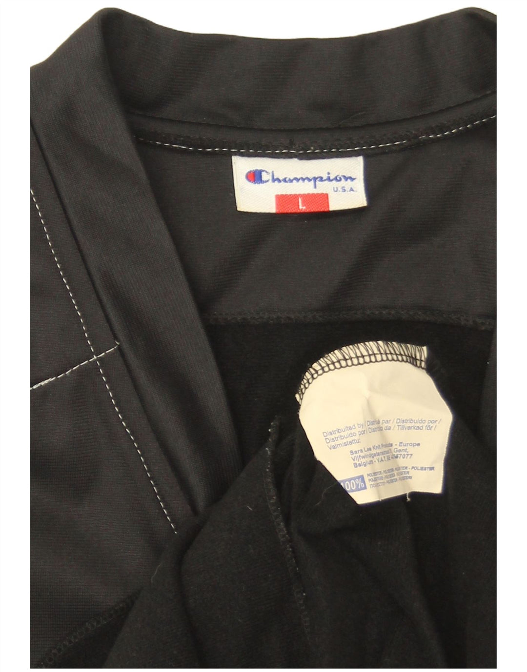 Gilet da uomo Champion UK 40 grande poliestere nero