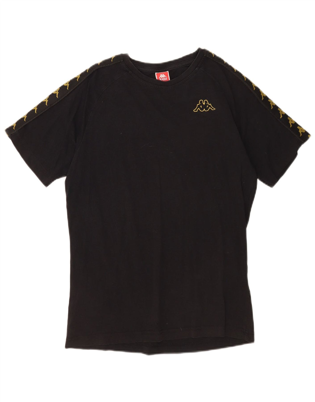 T-shirt grafica da uomo Kappa Top media nera