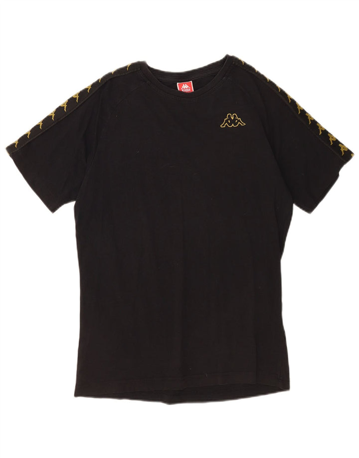 T-shirt grafica da uomo Kappa Top media nera