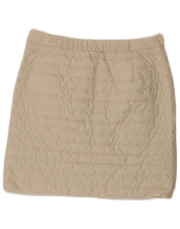 Gonna a trapezio imbottita da donna Jack Wolfskin UK 10/12 media W30 bianco sporco