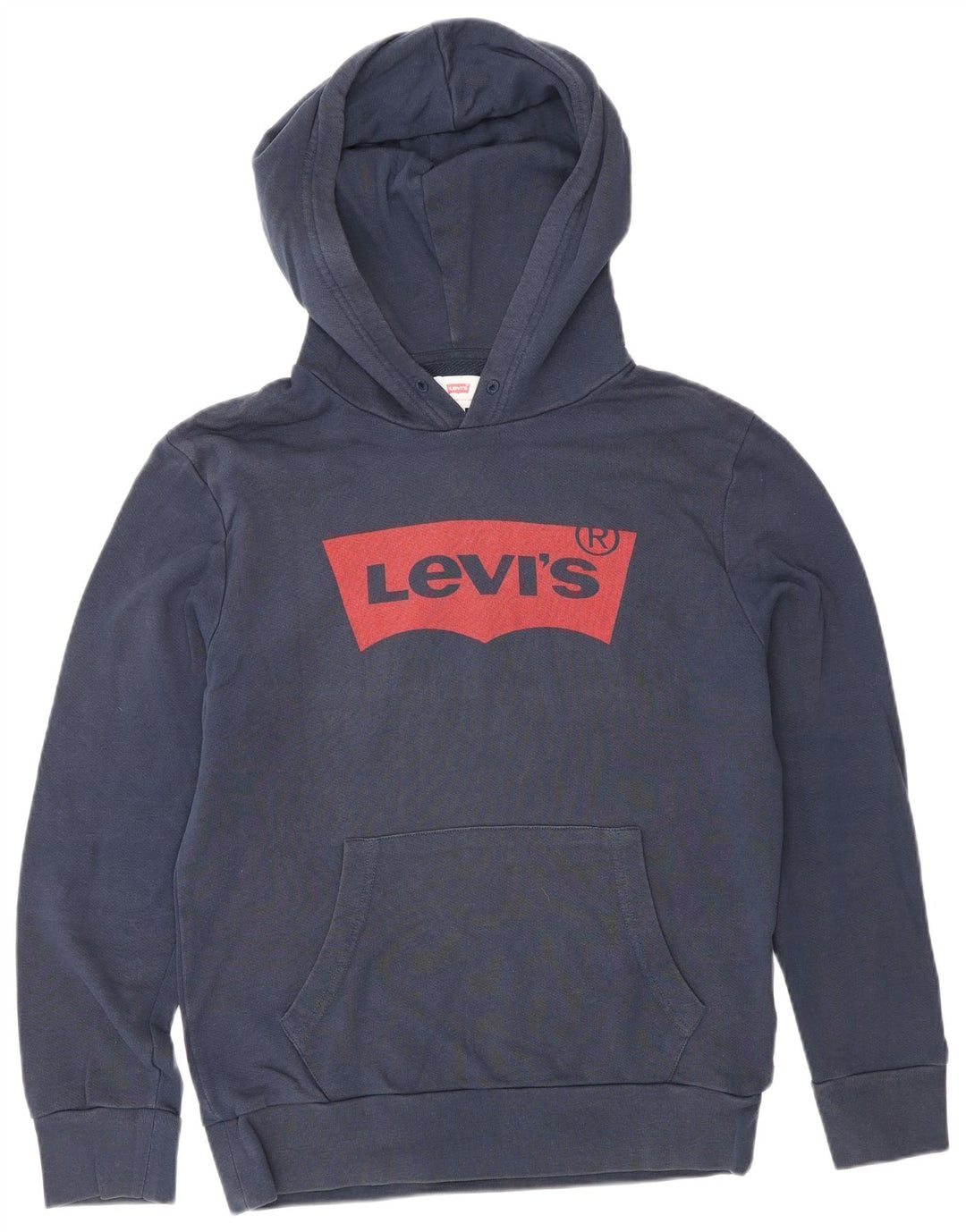 Maglione con cappuccio grafico da uomo Levi's piccolo in cotone blu navy