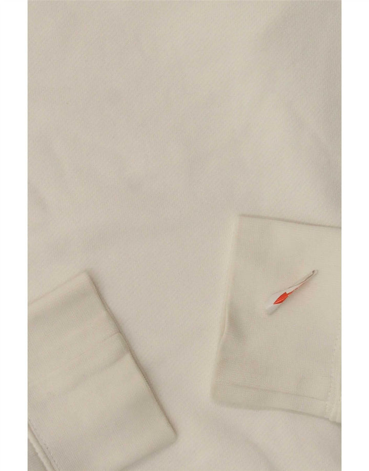 Maglione con cappuccio da uomo Tommy Hilfiger piccolo in cotone bianco