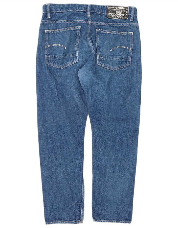 Jeans dritti da uomo G-Star W32 L27 cotone blu