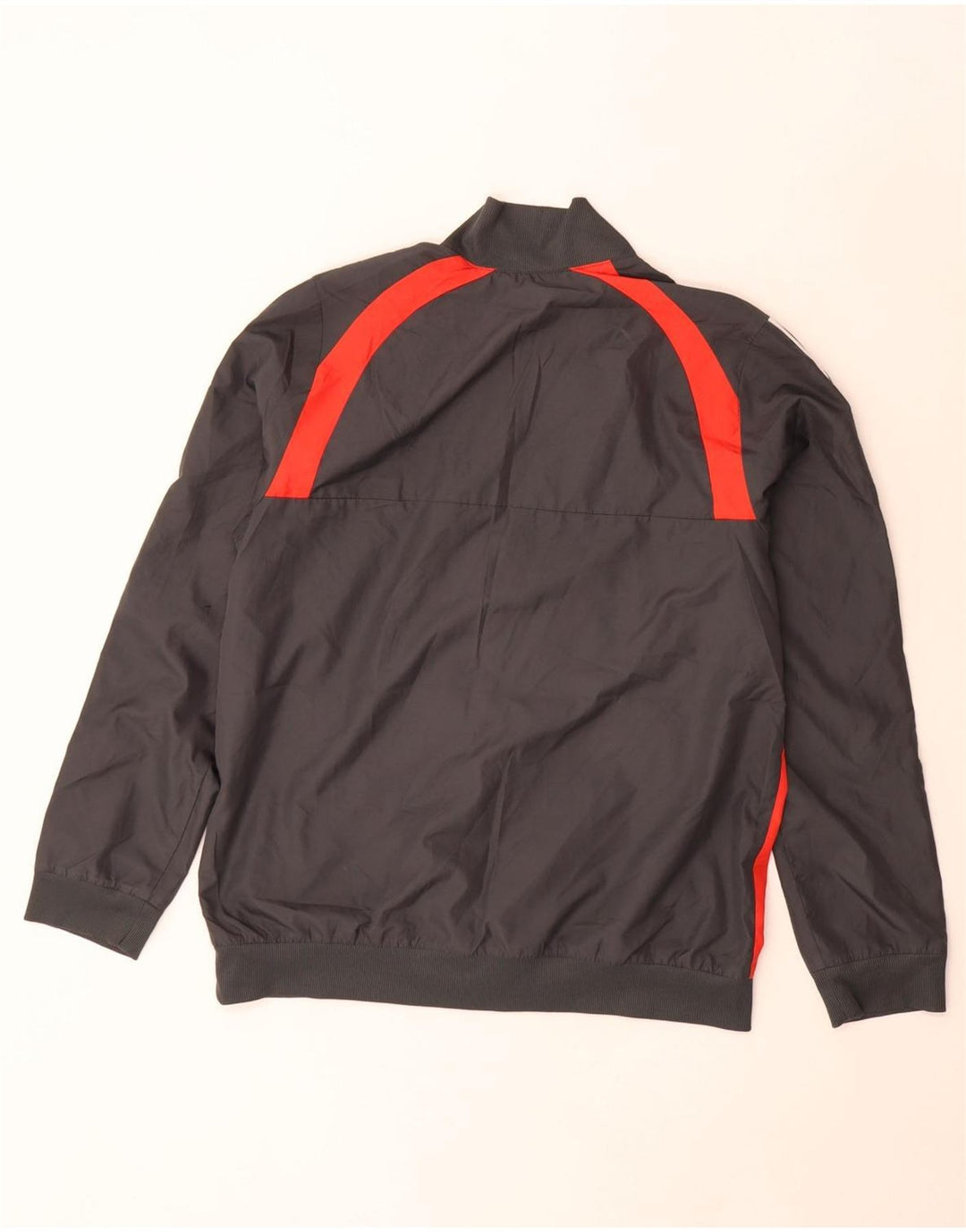 Giacca da tuta da ragazzo Adidas 13-14 anni in poliestere color block nero