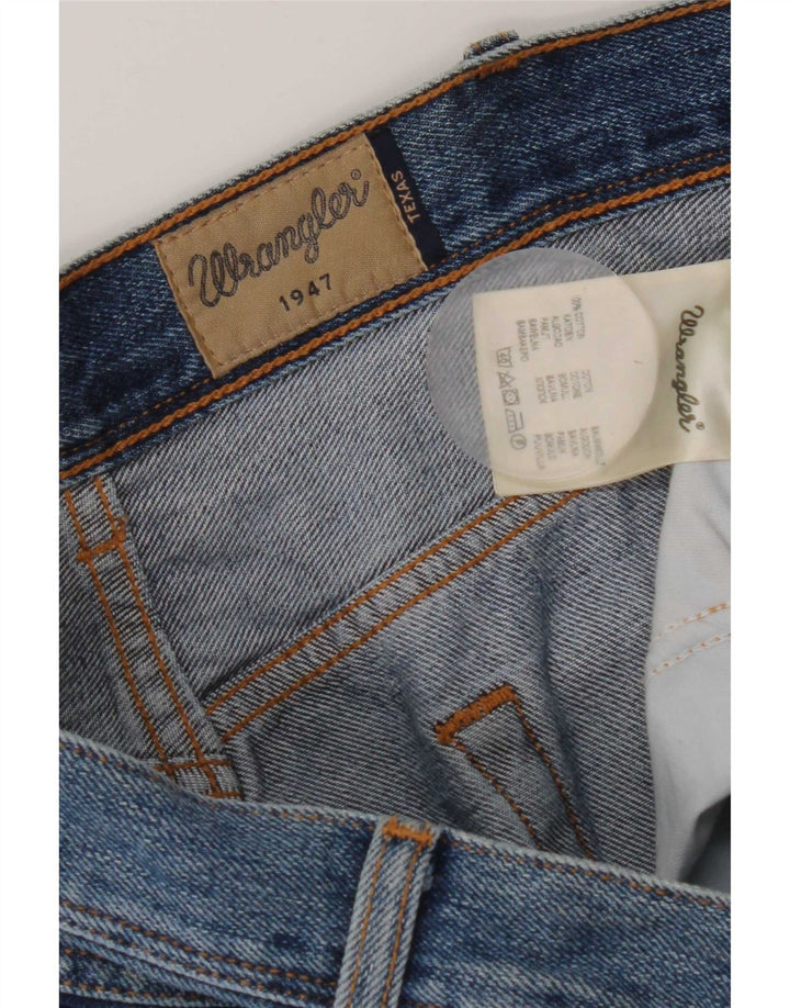 Jeans dritti da uomo Wrangler Texas W38 L30 cotone blu