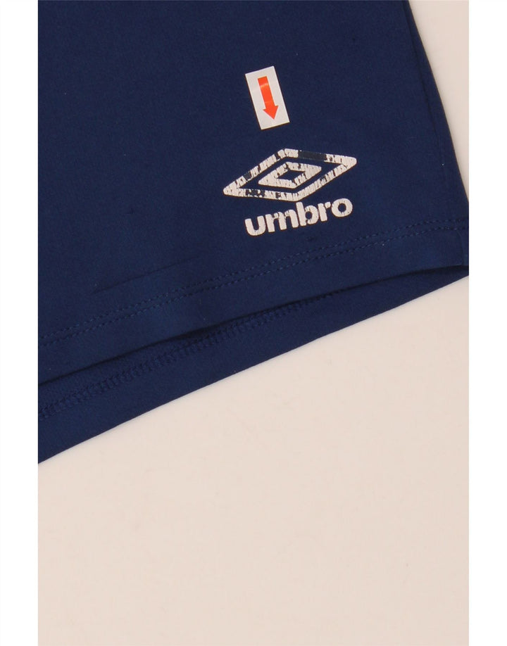 Pantaloncini sportivi da bambino Umbro 11-12 anni in poliestere blu navy