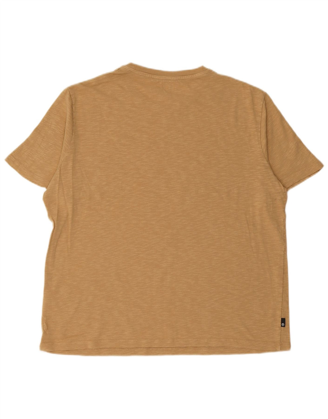 TIMBERLAND T-shirt grafica autentica da uomo Top in cotone chiazzato beige medio