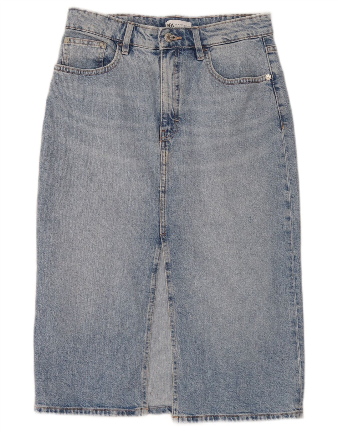 Gonna di jeans Zara da donna media W28 blu
