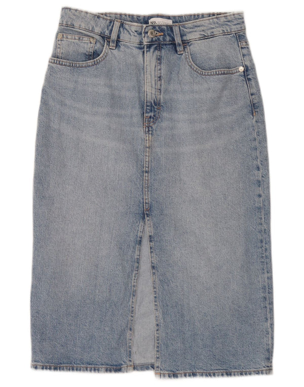 Gonna di jeans Zara da donna media W28 blu
