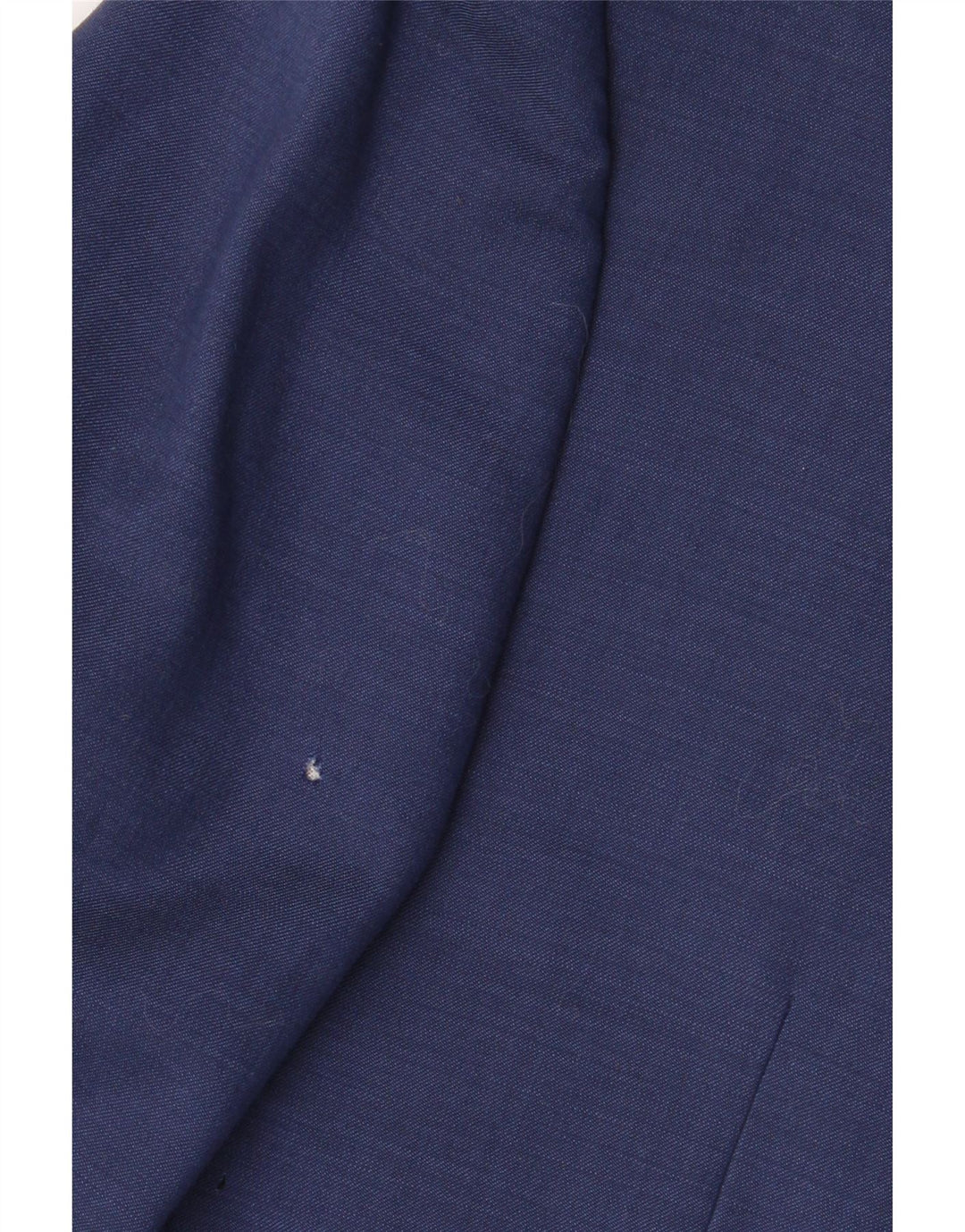 Giacca blazer corta da uomo a 2 bottoni Calvin Klein UK 38 media lana blu navy