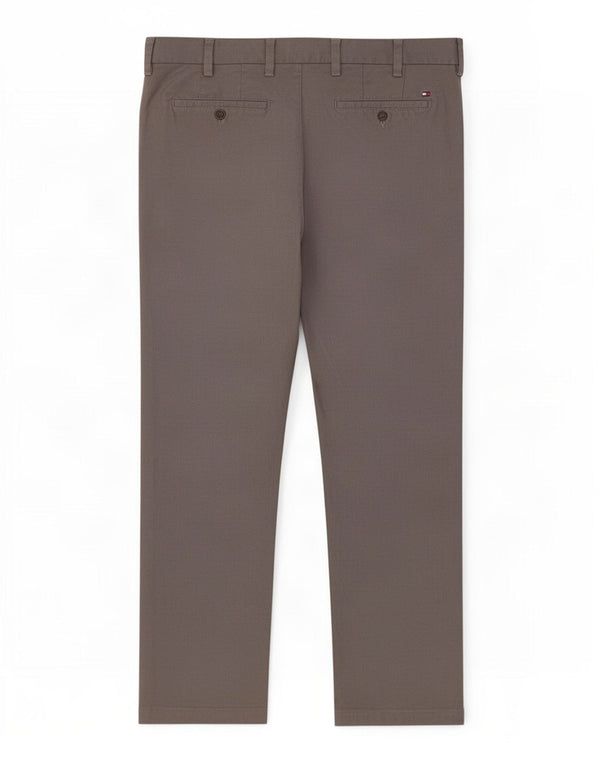Pantaloni da abito su misura da uomo Tommy Hilfiger W38 L30 in cotone grigio
