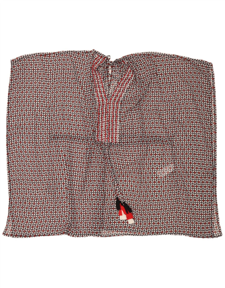 Crew Clothing Abito trasparente da donna Taglia unica geometrica multicolore