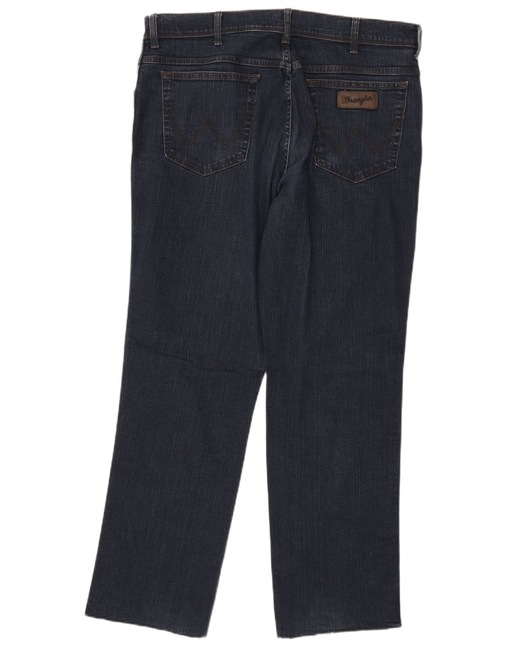 Jeans dritti da uomo Wrangler W38 L31 blu navy