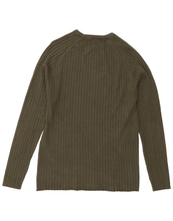 Maglione maglione girocollo da uomo Zara medio kaki
