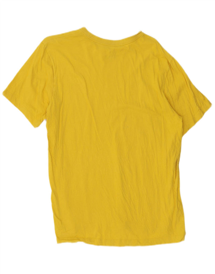 T-shirt da uomo Nike Top XL in cotone giallo