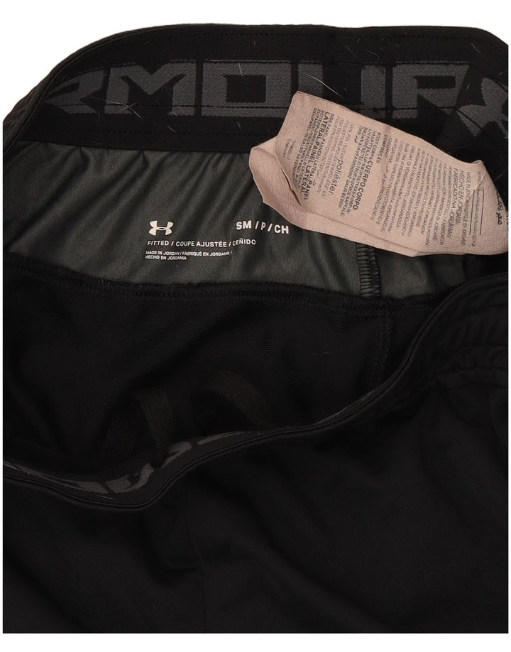 Pantaloncini sportivi da uomo Under Armour piccoli in poliestere mimetico nero