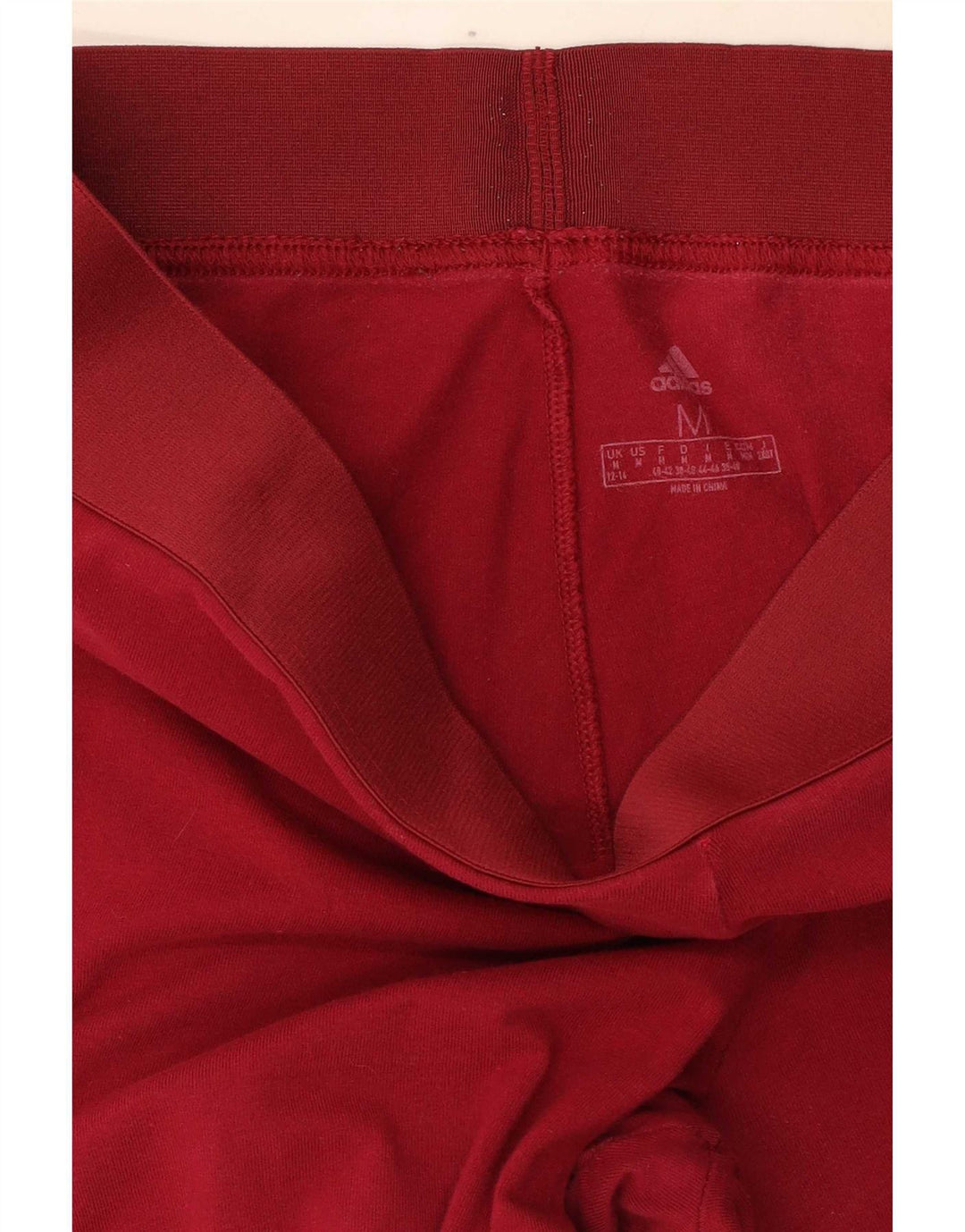 Leggings Adidas da donna UK 12/14 cotone rosso medio
