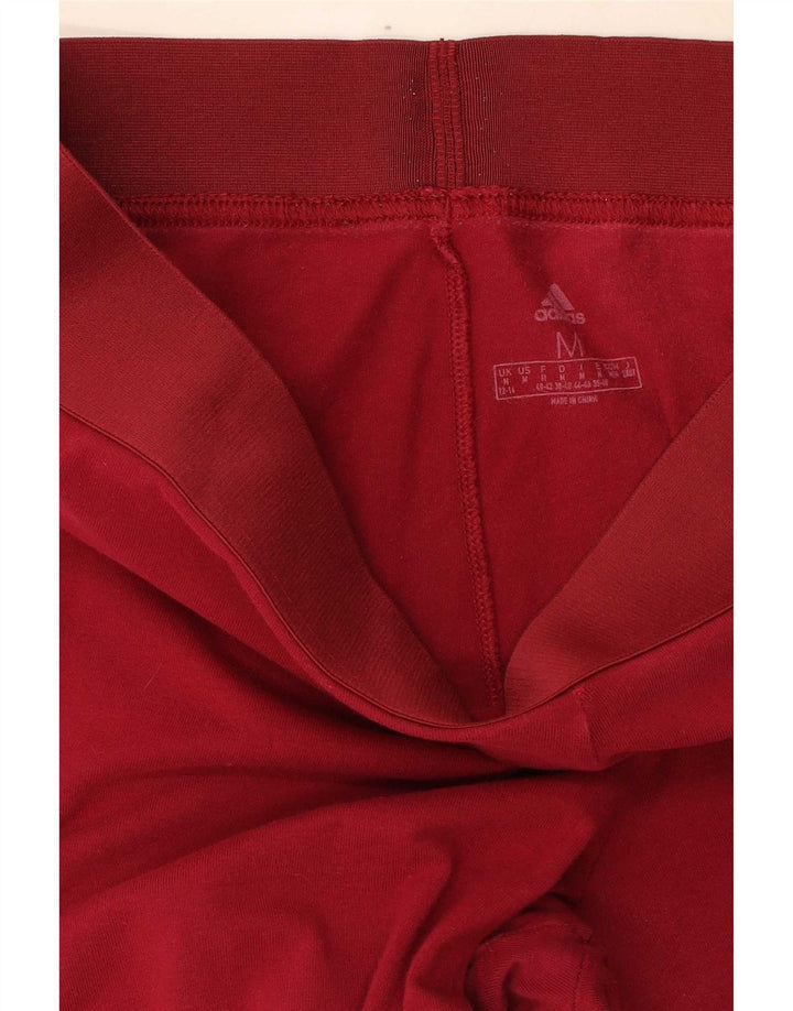 Leggings Adidas da donna UK 12/14 cotone rosso medio
