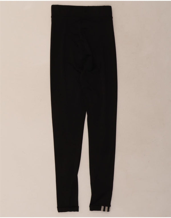 Leggings grafici da donna Adidas UK 4 XS neri