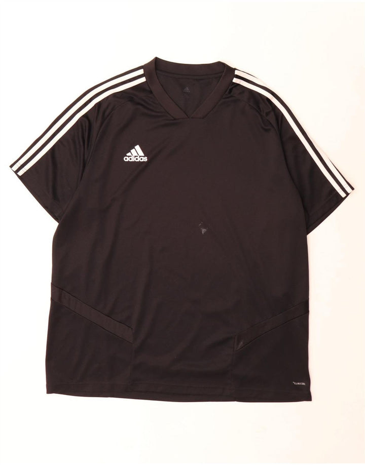 T-shirt Adidas Climacool da uomo Top XL poliestere nero