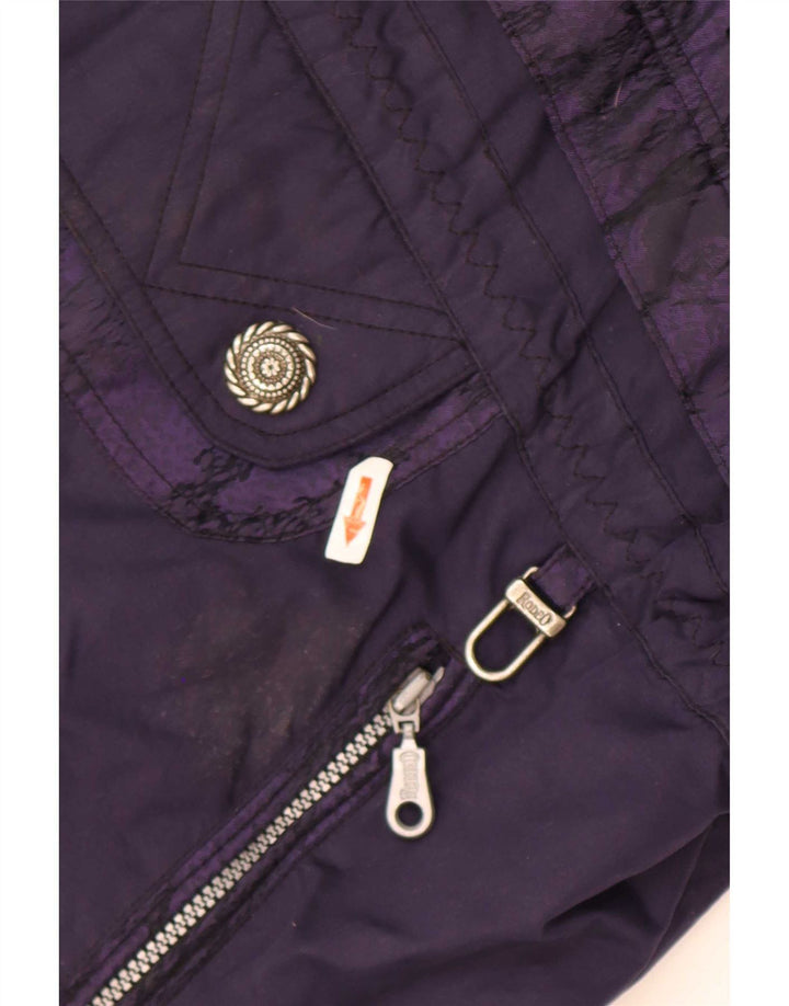 Giacca anorak oversize con cappuccio da donna Rodeo UK 16 grande poliestere viola