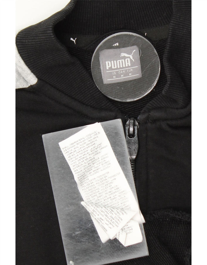Giacca da tuta grafica da donna Puma UK 14 Medium Black Colourblock
