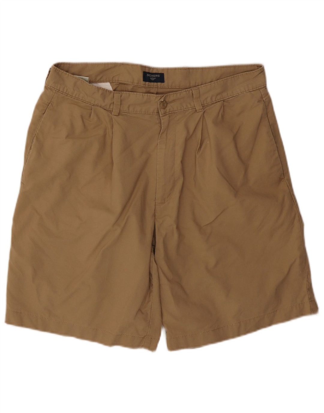 Pantaloncini chino con pegging da uomo Dockers W34 grandi in cotone marrone