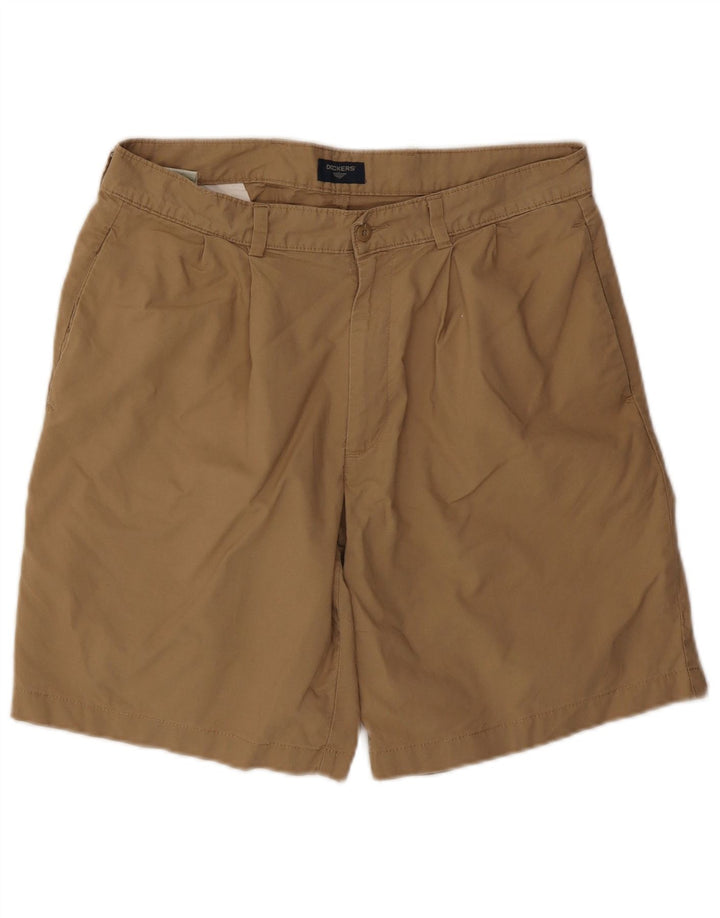 Pantaloncini chino con pegging da uomo Dockers W34 grandi in cotone marrone