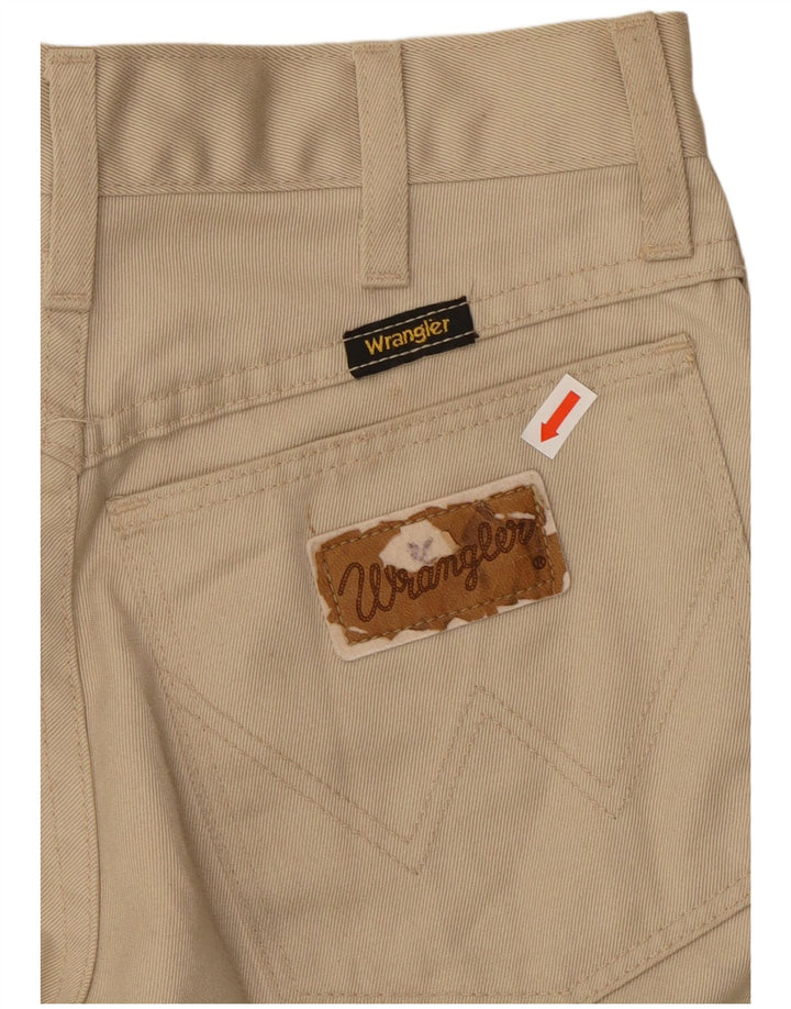 Pantaloni casual bootcut da donna WRANGLER W26 L32 cotone beige