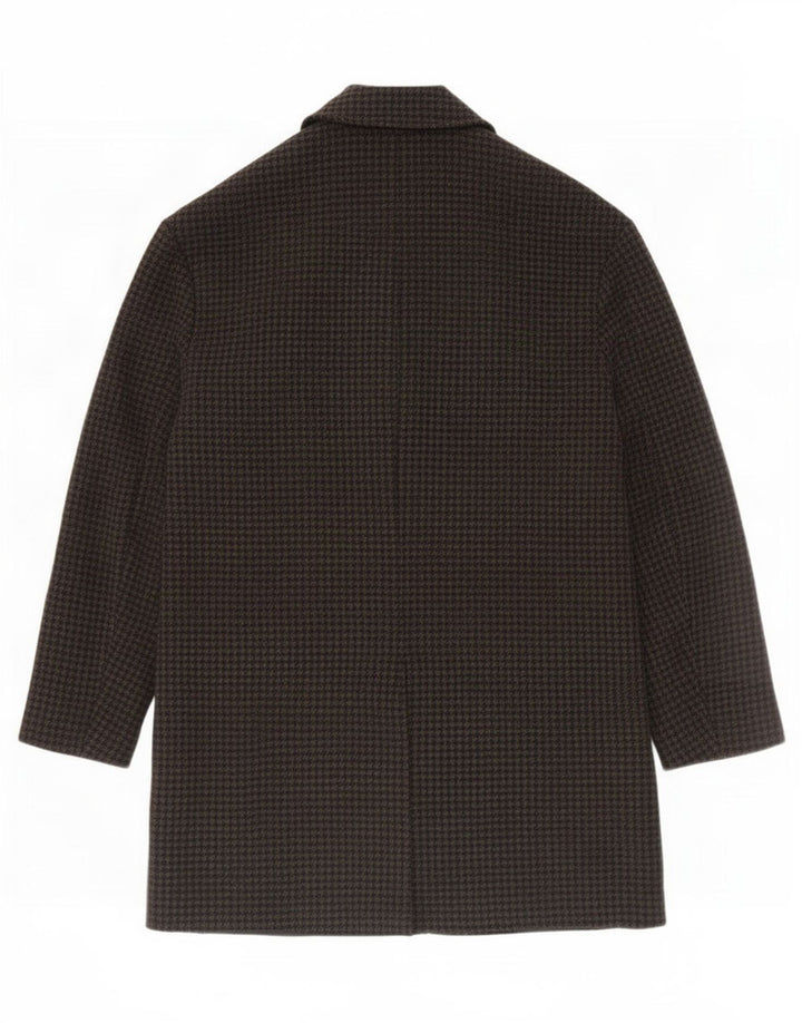 Soprabito oversize da donna Zara UK 6 XS poliestere pied de poule nero