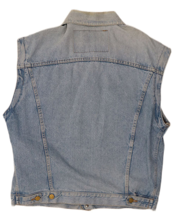 Gilet in denim da uomo Carrera UK 14 cotone blu medio