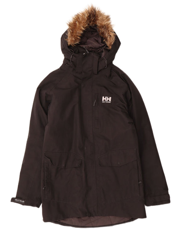 Giacca Parka con cappuccio da uomo Helly Hansen UK 36 Small Poliestere nero