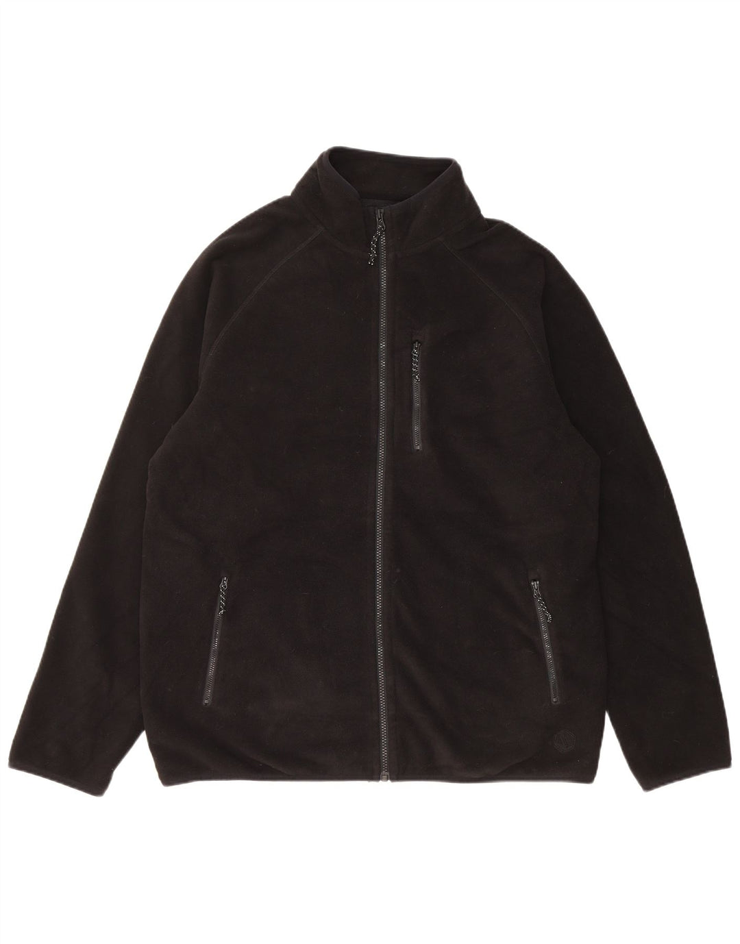 Giacca in pile da uomo Marks & Spencer UK 42 XL poliestere nero