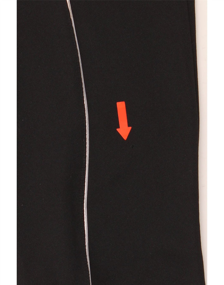 Pantaloni da tuta da uomo Adidas Large neri in poliestere