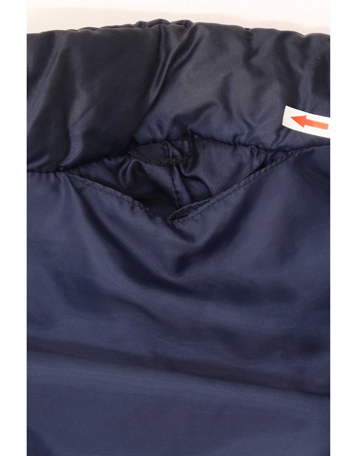 Giacca imbottita da uomo vintage UK 38 color block blu medio
