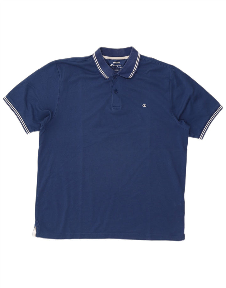 Polo Champion da uomo Easy Fit, taglia grande, in cotone blu