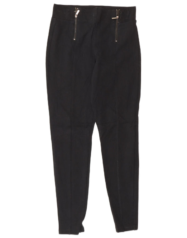 Pantaloni casual skinny da donna Marks & Spencer UK 10 piccoli W27 L28 neri
