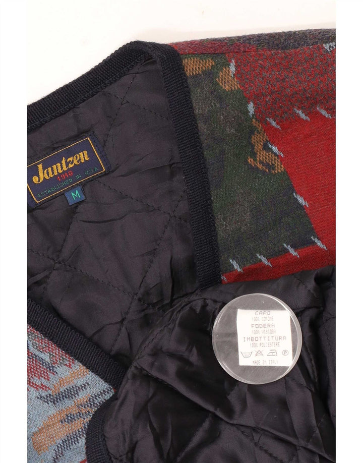 Jantzen Gilet invernale da uomo UK 38 Novità patchwork multicolore medio