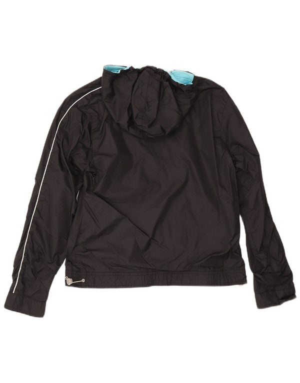 Giacca a vento con cappuccio da donna Umbro UK 14 poliestere nero medio