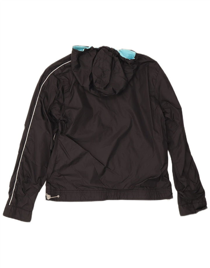 Giacca a vento con cappuccio da donna Umbro UK 14 poliestere nero medio