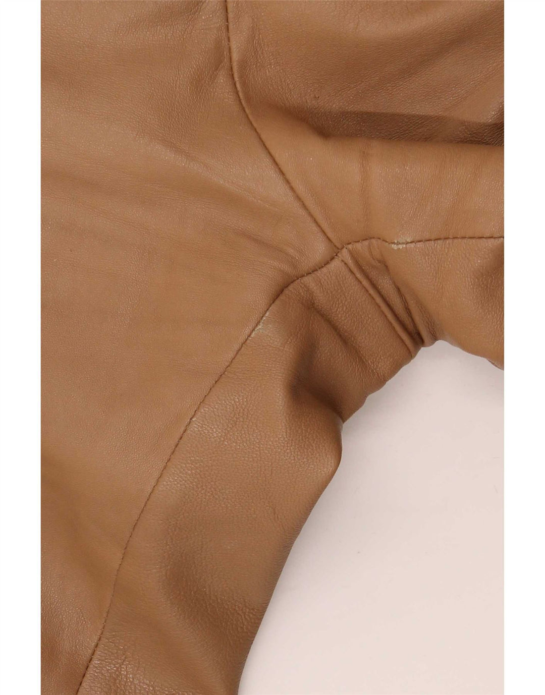 Pantaloni In Pelle Bootcut Donna Conbipel IT 46 Large W34 L32 Beige